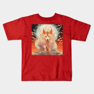 Kitsune Fox Kids T-Shirt